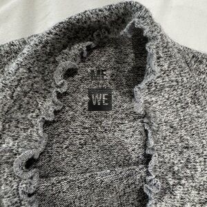 ME WE / XS / MOCK NECK RUFFLE TURTLE NECK LIGHT HEATHER GREY!